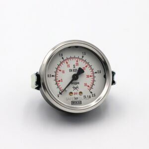 S EN 837-1 Manometer Cl. 1.6 0-2.5 bar Safety Glass
