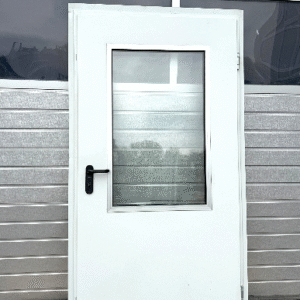 Drzwi techniczne Stalowe |Wymiar światła przejścia 930x1970 mm | Prawe/Lewe | Szczotki na dole