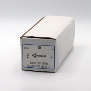 WA3410 ZINC 3/4 DRILL Wedge Anchor 3/4x10  10/box