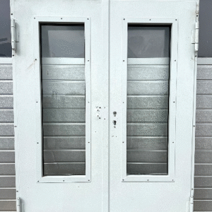 Drzwi techniczne Stalowe |Wymiar światła przejścia 1330x1975 mm | Dwuskrzydłowe