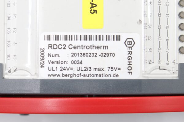 RDC2 Centrotherm | Wersja 0034 – AVB Industrial Products